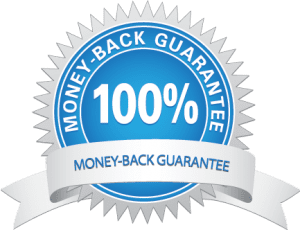 100% money back guarantee